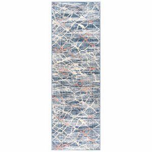Gertmenian Atrani 31.5" x 96" Runner, Sirjan Navy